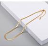 imageTrendy Separate Layered Choker Pendant Necklace  18k Gold Plated Snake Herringbone Flat Stackable Chain Rectangle Gemstone Crystal Zircon Necklace  Preppy Dainty Jewelry Set GiftEmerald Green