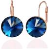 Sapphire Blue-Rose Gold